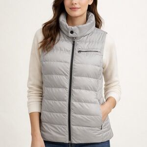TUMI Women’s Packable Quilted Vest — Gray